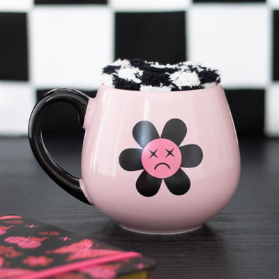 Sad Flower Mug & Socks Gift SetCozy Emo Nightwear from B&Q