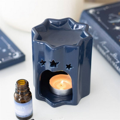 Blue Star Oil Burner For Fragrance & SerenityCelestial Home Decor from B&Q