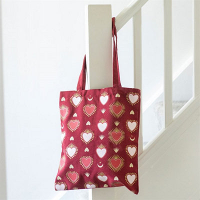 Sacred Heart Print Stylish Tote Bag from B&Q