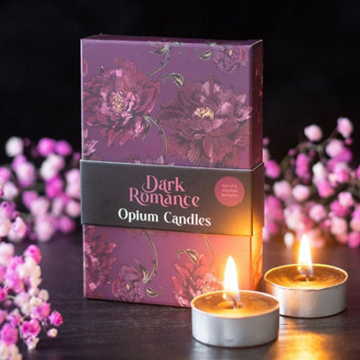 Dark Romance  Tealight Candle Set6 Scented Candles For Mood & Rituals from B&Q