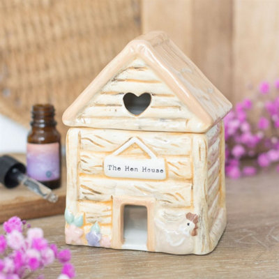  - Hen House Oil BurnerPastel Farmhouse Ceramic Scent Diffuser