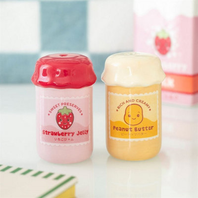  - Peanut Butter & Jelly Shaker SetKawaii Salt & Pepper Jars