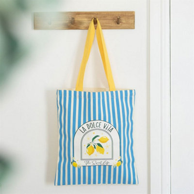  - La Dolce Vita Nautical Tote BagSummer Beach & Market Carryall