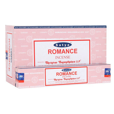 12 Packs Of Romance Incense Sticks By Satya from B&Q