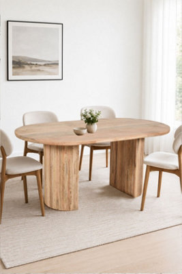  - Allestree Mango Wood Dining Table 170Cm Seats 6