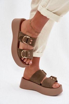 Platform Sandals Platform Sole Step In Style Comfort Slip from B&Q