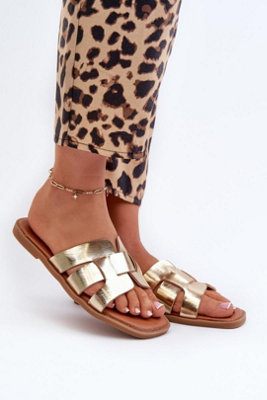 Flip Flops Leather Summer Comfort Classic Everyday Sandals from B&Q
