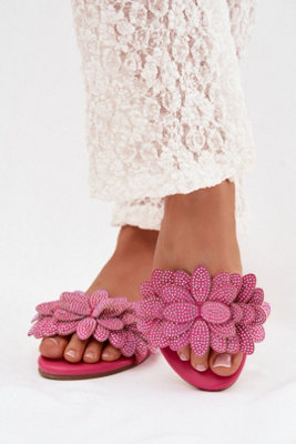 Comfort Flat Sole Sandals With Decorative Front Flip Flops from B&Q