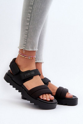 Big Star Platform Sandals With Velcro Strap For Easy Fit from B&Q