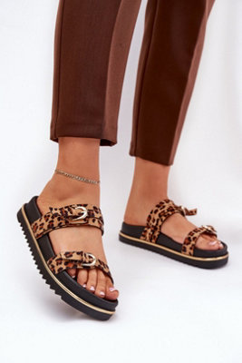 Platform Sandals With Buckled Double Straps For Comfort from B&Q