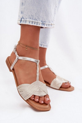 Adjustable Buckle Flat Sandals For Everyday Comfort And Summer from B&Q