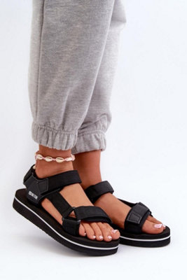 Big Star Velcro Platform Foam Sandals With Comfort Easy Fit from B&Q