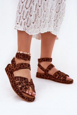 Double Velcro Platform Sandals With Soft Cushioned Insole from B&Q