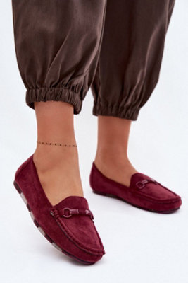 Suede Moccasins With Leather Insole And Front Tassel Detail from B&Q