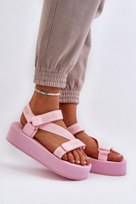Big Star Step In Style Platform Velcro Sandals For Summer from B&Q