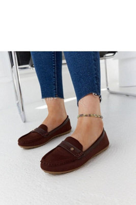 Almond Toe Slip On Moccasin Flats With Flat Heel Summer from B&Q