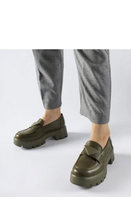 Stylish Slip On Loafers With Impact Sole Ecological Leather from B&Q