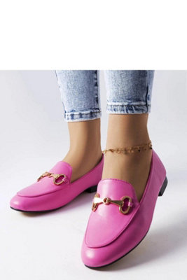 Moccasin Slip On Summer Loafers With Buckle And Flat Sole from B&Q
