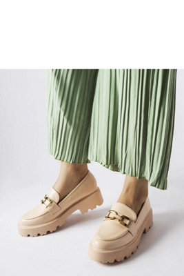  - Piazzo Buckle Slip On Rubber Moccasins For Everyday Comfort