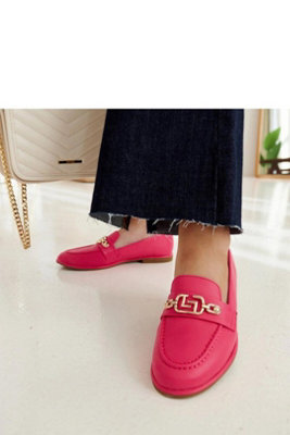 Summer Chain Detail Slip On Rubber Sole Moccasin Loafers from B&Q