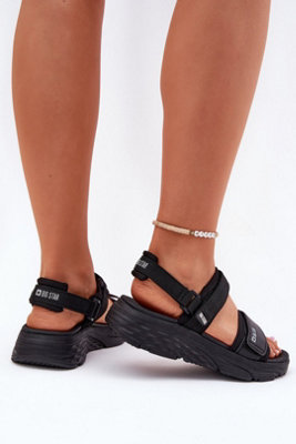 Big Star Sport Platform Sandals With Double Velcro Strap from B&Q