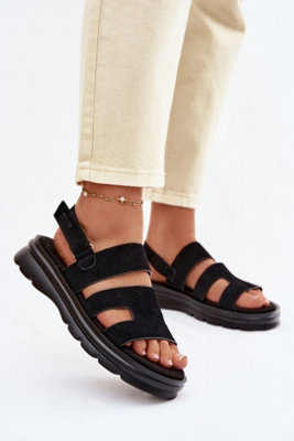 Cushioned Step In Sandals With Adjustable Buckle Strap from B&Q