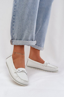 S Barski Moccasin Loafers With Decorative Front Rubber Sole from B&Q
