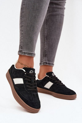Vinceza Suede Comfort Urban Sneakers With Rubber Grip Sole from B&Q