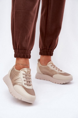 Vinceza Platform Sports Sneakers In Leather Fabric Comfort from B&Q