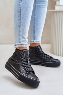  - Insulated Platform Sneakers For Cold Weather Laced Comfort