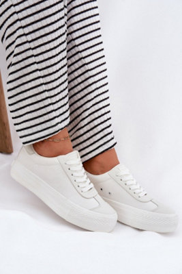 Big Star Platform Sneakers Textile Eco Leather Lace Up Everyday from B&Q