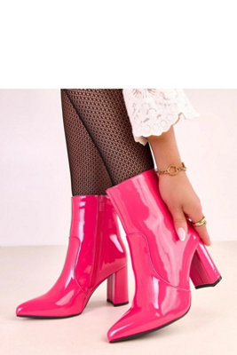Elegant Insulated Ankle Heel Boots Pointed Toe Zipper Comfort from B&Q