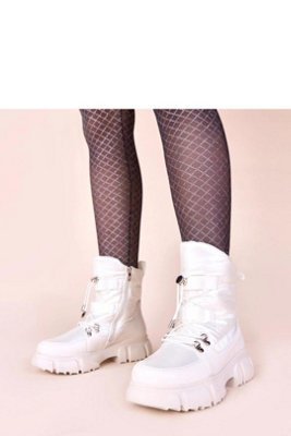 Pearl Glowing Fur Lined Snow Boots For Warm Winter Walks from B&Q