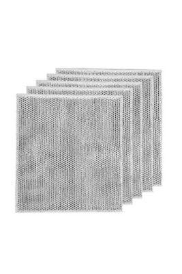  - 5 Pack Multipurpose Non Scratch Wire Dishcloths Wet Dry Cleaner