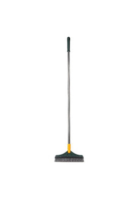  - 3 In 1 Floor Scrub Brush Squeegee Mop 120 Rotating Grout Head