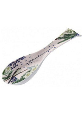 28Cm Melamine Spoon Rest Assorted Designs Random Colour from B&Q