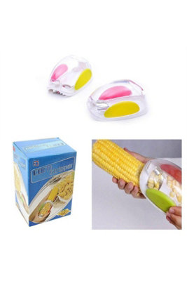 Corn Cob Peeler Stripper Thresher Tool With Kernel Catcher from B&Q