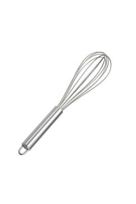 36Cm Stainless Steel Hand Whisk Egg Beater Mixer For Baking from B&Q