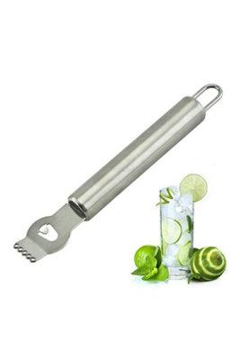 Stainless Steel Lemon Zester Grater With Hanging Handle