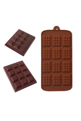 12 Coffee Bean Silicone Chocolate Mold Trays Ice Jelly Candy from B&Q