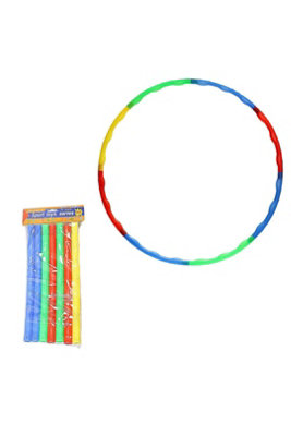 Kids Exercise Hula Hoop Collapsible Wavy Fitness Hoop Toy from B&Q