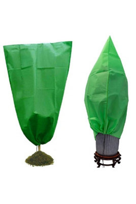  - Heavy Duty Frost Fleece Plant Cover Jacket 80X100Cm 60Gsm