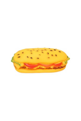 Pet Dog Toy Squeaky Sandwich 14 X 4.5 Cm Plush Chew Bite from B&Q