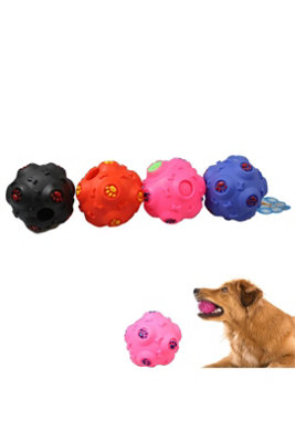 Puppy Teeth Cleaning Chew Ball With Sound Fetch Toy Dog from B&Q