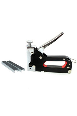  - Heavy Duty Staple Gun With Staples For Wood Upholstery Boards