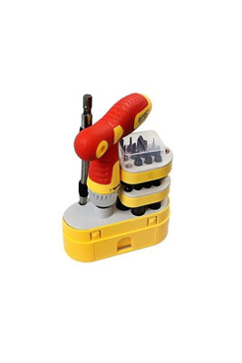  - Cordless Drill Driver Impact Set With Screwdriver Bits Diy