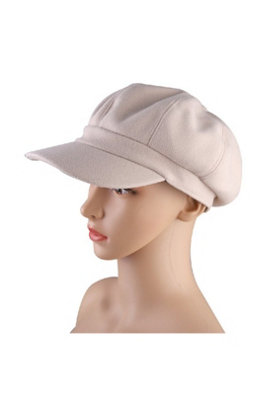 Adjustable Felt Newsboy Beret Cap For Autumn Winter Hat from B&Q