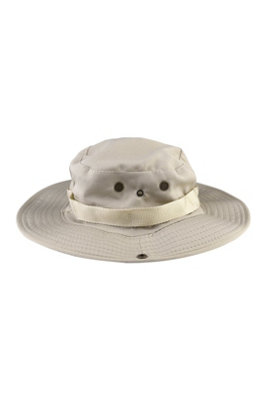 Cotton Blend Wide Brim  Sun Hat Bucket Cargo Safari from B&Q