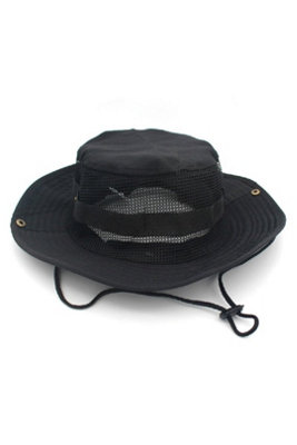Breathable Cotton Blend Sun Hat Bucket Cargo Safari from B&Q