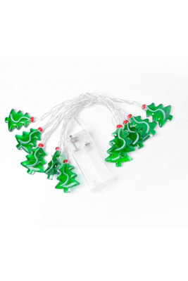 Kdmd Unisex Green 1.5M 10 Led Christmas Tree Decorative String Lights Battery In - Image 2